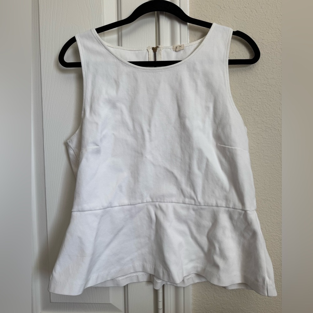 J Crew Peplum Top